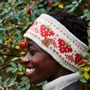 Pachamama Knitwear Strawberry Headband left side