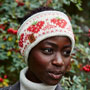 Pachamama Knitwear Strawberry Headband right side