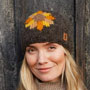 Pachamama Knitwear Sunflower Beanie Hat front