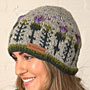 Pachamama Knitwear Thistle Beanie left side
