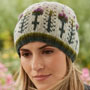 Pachamama Knitwear Thistle Beanie side view