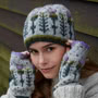 Pachamama Knitwear Thistle Beanie wearing