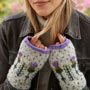Pachamama Knitwear Thistle Handwarmer close up