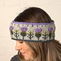 Pachamama Knitwear Thistle Headband left side