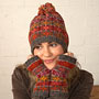 Pachamama Knitwear Tintagel Fine Knit Bobble Beanie front