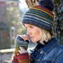 Pachamama Knitwear Vancouver Bobble Beanie Earth Hat together