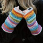 Pachamama Knitwear Villarica Handwarmer facing