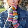 Pachamama Knitwear Villarica Lined Mittens side view