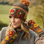 Pachamama Knitwear Woodstock Bobble Beanie Earth side