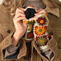 Pachamama Knitwear Woodstock Oatmeal Handwarmer lining