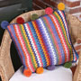 Pachamama Knitwear Yucatan Cushion in-situ
