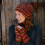 Pachamama Knitwear Zanzibar Handwarmer wearing