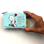 Peanuts Life is better with a Dog Zip Purse Held