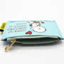 Peanuts Life is better with a Dog Zip Purse Zip
