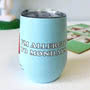 Peanuts Snoopy I'm Allergic To Mondays Travel Cup Back