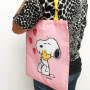 Peanuts Snoopy Love Eco Shopper Wearing