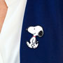Peanuts Snoopy Pin Badge  wearing