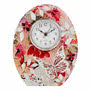 Blush Floral Clock Small Image