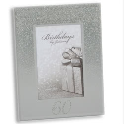 Widdop Bingham 60th Birthday Glitter Photo Frame