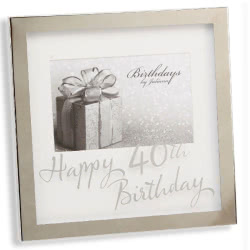 Widdop Bingham Happy 40th Birthday Photo Frame