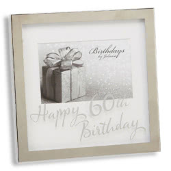 Widdop Bingham Happy 60th Birthday Photo Frame
