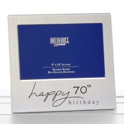 70th Birthday Photo Frame