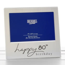 80th Birthday Photo Frame