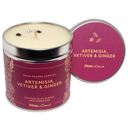 Artemisia, Vetiver & Ginger Scented Candle