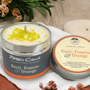 Potters Crouch Basil, Pomelo & Orange Scented Candle in situ