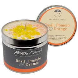 Basil, Pomelo & Orange Scented Candle