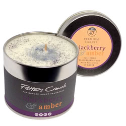 Blackberry & Amber Scented Candle