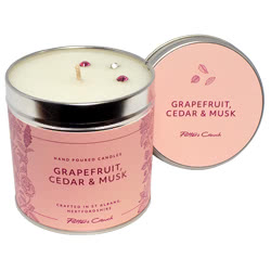 Grapefruit, Cedar & Musk Scented Candle