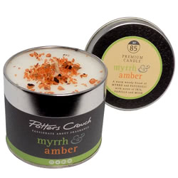 Myrrh & Amber Scented Candle