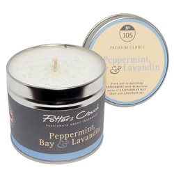Peppermint, Bay & Lavandin Scented Candle