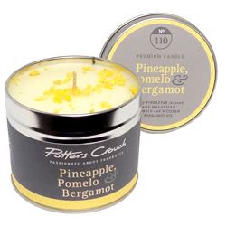 Pineapple, Pomelo & Bergamot Scented Candle