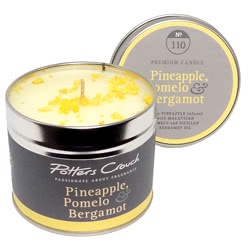Potters Crouch Pineapple, Pomelo & Bergamot Scented Candle
