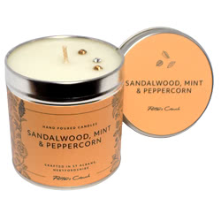 Potters Crouch Sandalwood, Mint & Peppercorn Scented Candle