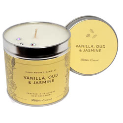 Vanilla, Oud & Jasmine Scented Candle