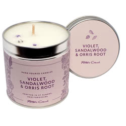 Violet, Sandalwood & Orris Root Scented Candle