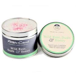 Potters Crouch Wild Rose, Oudh & Honey Scented Candle