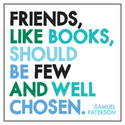 Quotable Friends Like Books Card