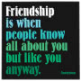 Friendship Is When Card Small Image