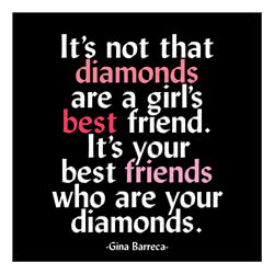 Quotable It's Not That Diamonds Card