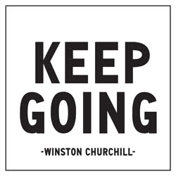 Quotable Card - Keep Going