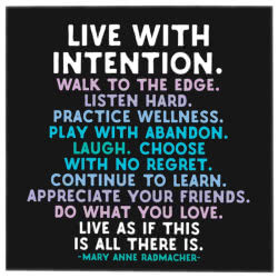 Quotable Live With Intention Card