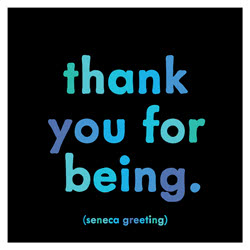Quotable Card - Thank You For Being