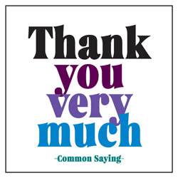Quotable Thank You Very Much Card