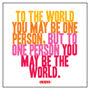 Card - To The World Small Image