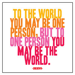 Quotable Card - To The World