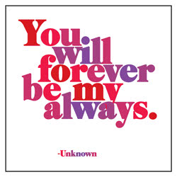 Quotable You Will Forever Be Card
